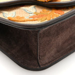 Fabric Karung Crystal Embroidered Vlogo Small Loco Shoulder Bag Multicolor