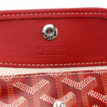 Goyardine Reversible Mini Anjou Red
