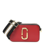 Saffiano Small Snapshot Camera Bag Red Multicolor