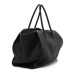 Matte Grained Calfskin Marlo 17 Black