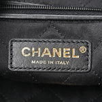 Shiny Calfskin Quilted Small Chanel 22 Black