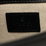 Azalea Calfskin Mini Crystal Horsebit 1955 Shoulder Bag Black