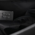 Techno Canvas Web Single Buckle Backpack Black