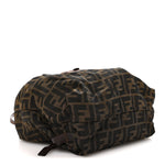 Zucca Drawstring Flap Backpack Tobacco