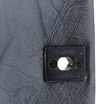 Metallic Aged Calfskin Quilted Mini Coco Handle Flap Charcoal