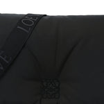 Nylon Medium Goya Puffer Bag Black