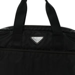 Saffiano Tessuto Nylon Small Briefcase Black