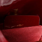 Patent Cannage Mini Lady Dior Red