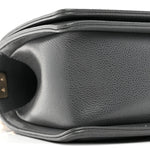 Caviar Quilted Medium Boy Flap Dark Grey