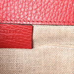 Dollar Calfskin Small Interlocking G Shoulder Bag Red