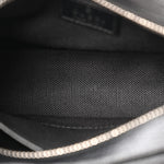 Monogram Jumbo GG Textured Dollar Calfskin Web Mini Crossbody Bag Black