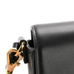 Box Calfskin 30 Montaigne Avenue Pouch Black