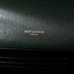 Grain De Poudre Monogram Cassandra Chain Wallet Dark Green