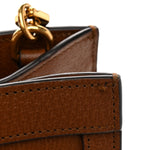 Textured Dollar Calfskin Web Small Diana Tote Bag Cuir Black