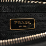 Saffiano Lux Small Galleria Double Zip Tote Black