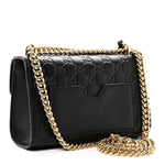 Guccissima Small Padlock Shoulder Bag Black
