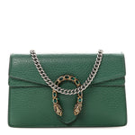 Dollar Calfskin Crystal Super Mini Dionysus Shoulder Bag Emerald