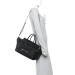 Supple Shiny Lambskin Luggage Black