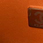 Caviar Quilted Small Double Flap Light Brown