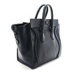 Drummed Calfskin Mini Luggage Orage