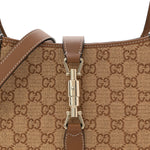 Raffia GG Supreme Monogram Calfskin Small Jackie 1961 Hobo Natural