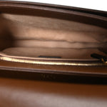 GG Supreme Monogram Horsebit 1955 Shoulder Bag Beige Brown Sugar