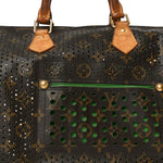 Monogram Perforated Speedy 30 Green