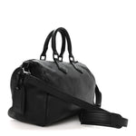 Calfskin Monogram Speedy P9 Bandouliere 30 Ultra Black