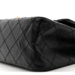 Aged Calfskin Quilted 2.55 Reissue 225 Flap Black