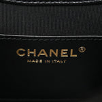 Caviar Quilted Small Messenger Flap Black