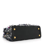Tweed Calfskin Capucines MM Multicolor