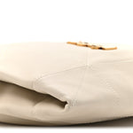 Lambskin Matelasse Monogram Medium Jamie 4.3 Pochon Crema Soft