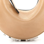 Vitello Grace Nano Fendigraphy Hobo Charm Miele Scuro