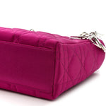 Satin Cannage Mini Lady Dior Pink