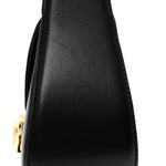 Smooth Calfskin Vlogo Chain Shoulder Bag Black