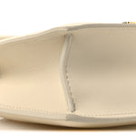 Smooth Calfskin La Petite Pochette Rond Carre Light Ivory