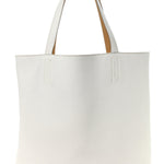 Taurillon Clemence Double Sens 45 Reversible Tote White Sable