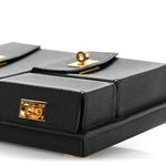 Epsom Kelly Multi Pocket Pochette To Go Black