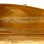 Nappa Crystal Long Andiamo Top Handle Clutch Porridge