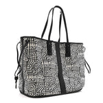 Visetos Large Liz Reversible Shopper Tote Black