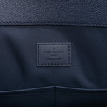 Grained Calfskin LV Aerogram Tote Navy