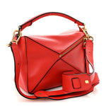 Calfskin Small Puzzle Bag Scarlet