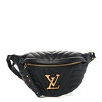 Calfskin Quilted New Wave Bumbag Black