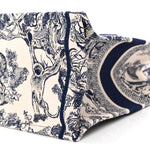 Canvas Embroidered Medium Dioriviera Toile De Jouy Book Tote Blue