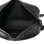 Calfskin Matelasse Monochrome Small GG Marmont Chain Shoulder Bag Black