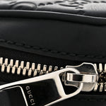 Rubber Guccissima Laptop Briefcase Black