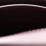 Patent Calfskin Mini Voltaire Top Handle Bag Dark Wine