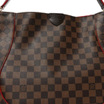 Damier Ebene Caissa Hobo Cherry