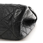 Aged Calfskin Quilted 2.55 Reissue 225 Flap Black