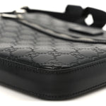 Guccissima Signature Small Messenger Bag Black